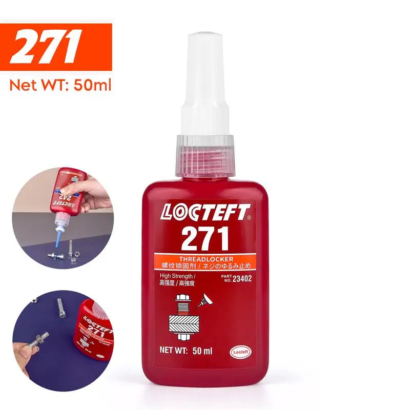 Threadlocker High Strength Threadlocker Impact Resistance Heat Cold Resistant Threadlocker Caulk Adhesives Sealer Hardware