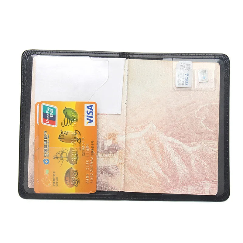Green Saudi Arabia Passport Cover Case for Passports Thin Lightweight Travel Wallet Travel Document Holder