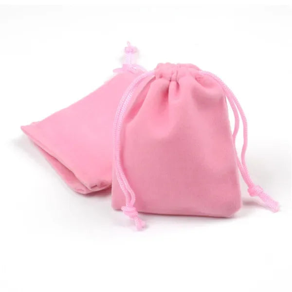 10Pcs/set Short Plush Dice Bag  Drawstring Bags For Tarots Card Jewelry Board Games RPG Game Dice High-grade Flannel Packet