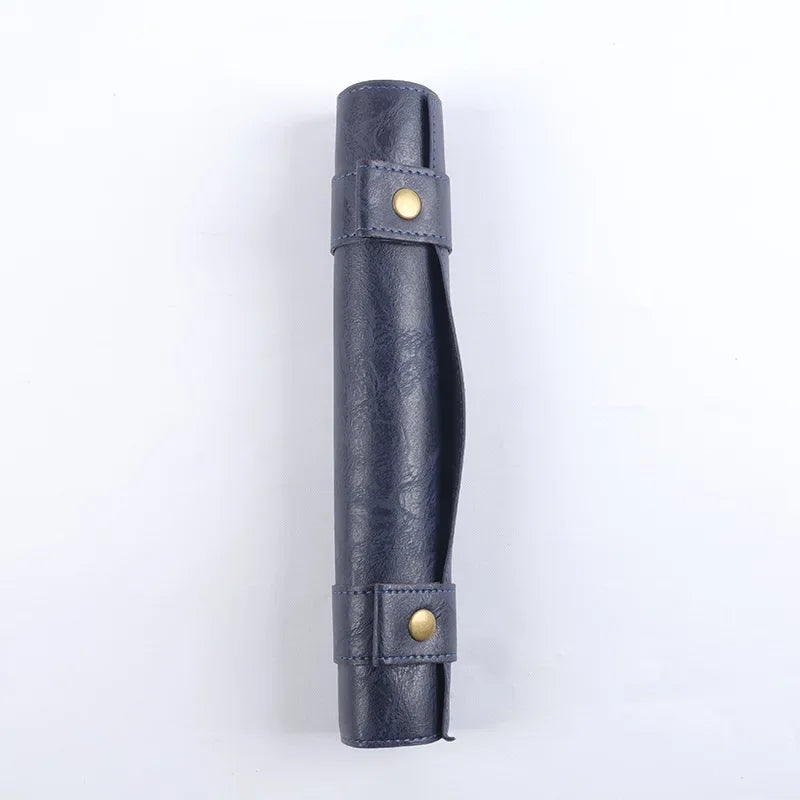 Foldable Dice Rolling Mat Tray with Zipper PU Leather Dice Bag for RPG DND Multi-Sided Dice Storage Bag Game Accessories