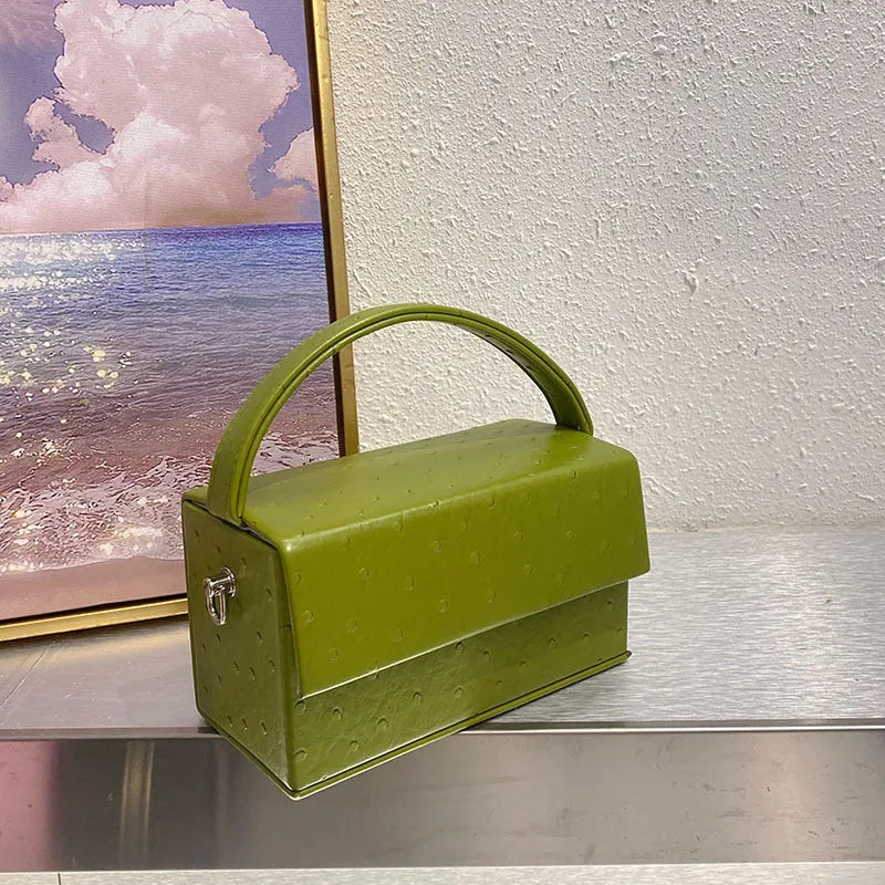 Women's Handbag Luxury Designer Box Shape Shoulder Bag Chain Messenger Flap Girl Fashion Crossbody Square Bag