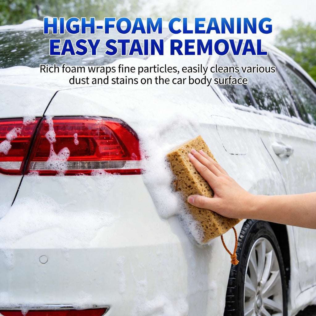 Large Size Thickened Car Wash Sponge, High Foam Honeycomb Seaweed Sponge for Car Cleaning Dirt Removal