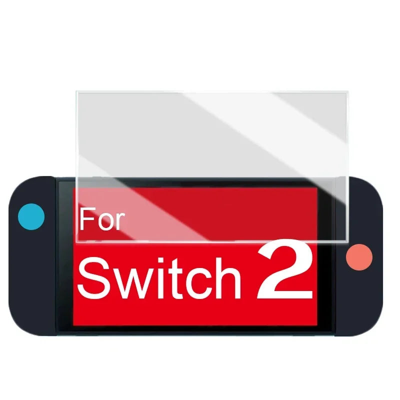 9H Tempered Glass for Nintendo Switch 2 Oled Lite Screen Protector HD Clear Anti-Scratch Protective Films Console Accessories