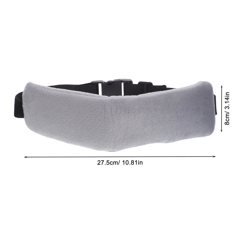 2Pcs Airplane Neck Support Band Adjustable Headrest Sleep Aid for Plane Car Travel Pillow Adult Neck Pillow