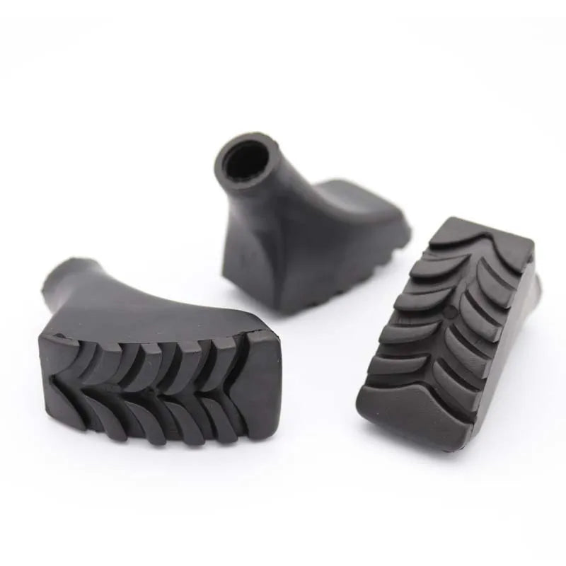 10 pieces Nordic Walking Pole Trekking Pole Tip Protectors Rubber Pads Buffer Replacement Tips End for Hiking Stick