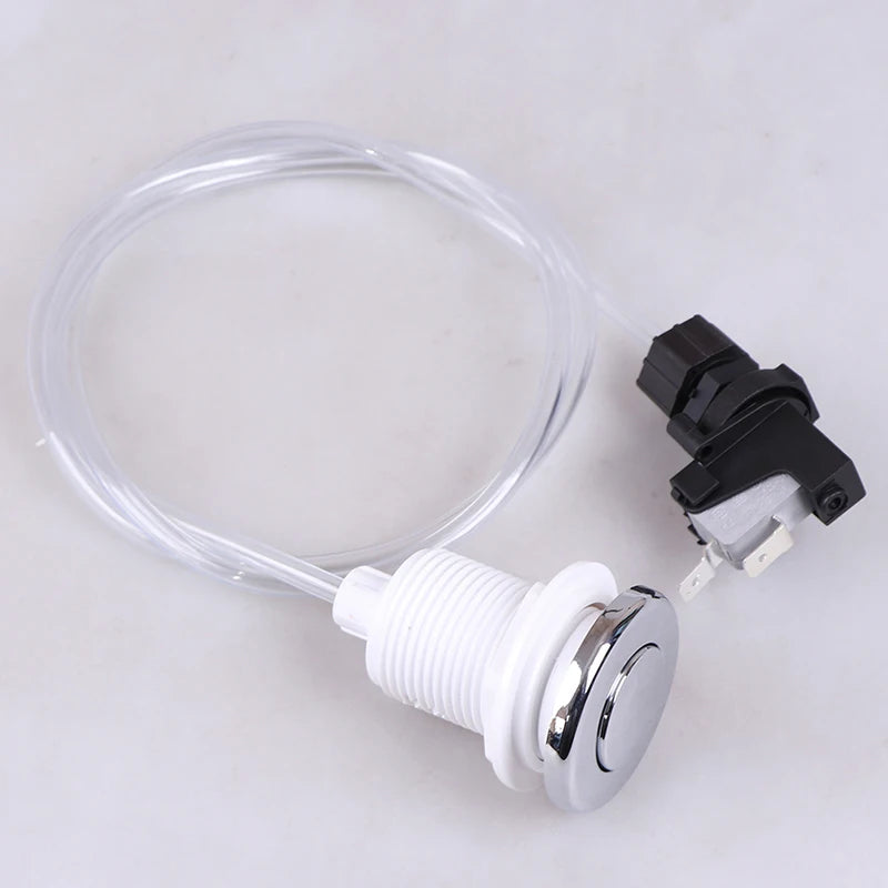 16A 250V On Off Push Air Button Switch Jet Tool Set Pneumatic Air Pressure Switch Knob Bath Spa Tubing Kits For Home Tools