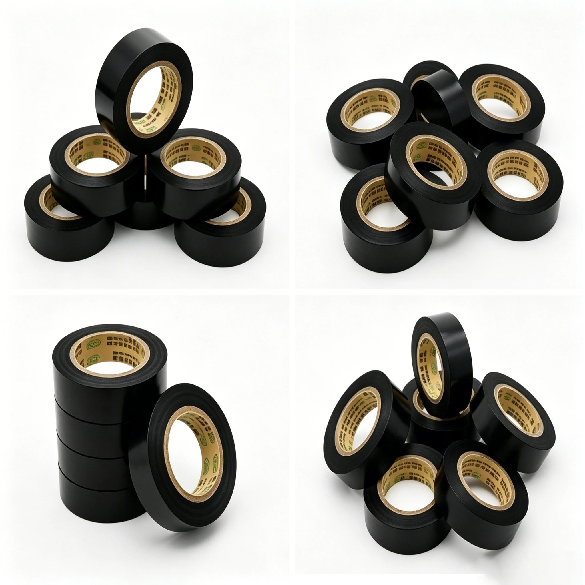 PVC Black Tape Width 19/25MMx30M Heat-resistant -10 ° C to 70 ° C, One-stop Selection for Line Fixing and Protection