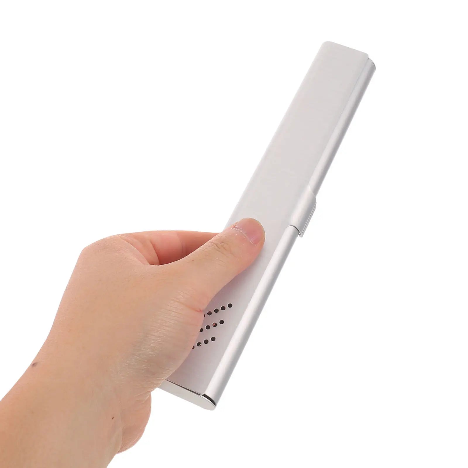 Aluminum Toothbrush Case Silver Portable Travel Toothbrush Holder Manual Tooth Brush Container Camping School Dustproof