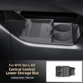Car Storage Box For BYD Qin L EV 2025 Car Styling Under Layer Central Control Organize Armrest Box Silicone Storage Accessories