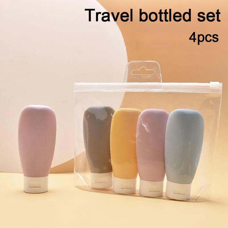 NEW 60ML Travel Containers Set Refillable Travel Bottle Everything for Travel Bottles Set Shampoo Bottles Kit  LXPTZ03