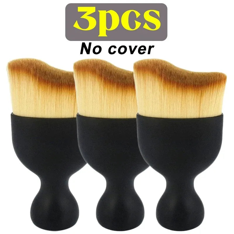 Car Interior Cleaning Brush Keyboard Air Conditioner Camera Thick Soft Fur Clean Brushes With Cover Crevice Dust Detailing 26713