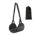 1 Travel Accessory: Portable and Simple Travel Aircraft Footrest, Adjustable Travel Safety Belt, Lightweight Hammock Footrest