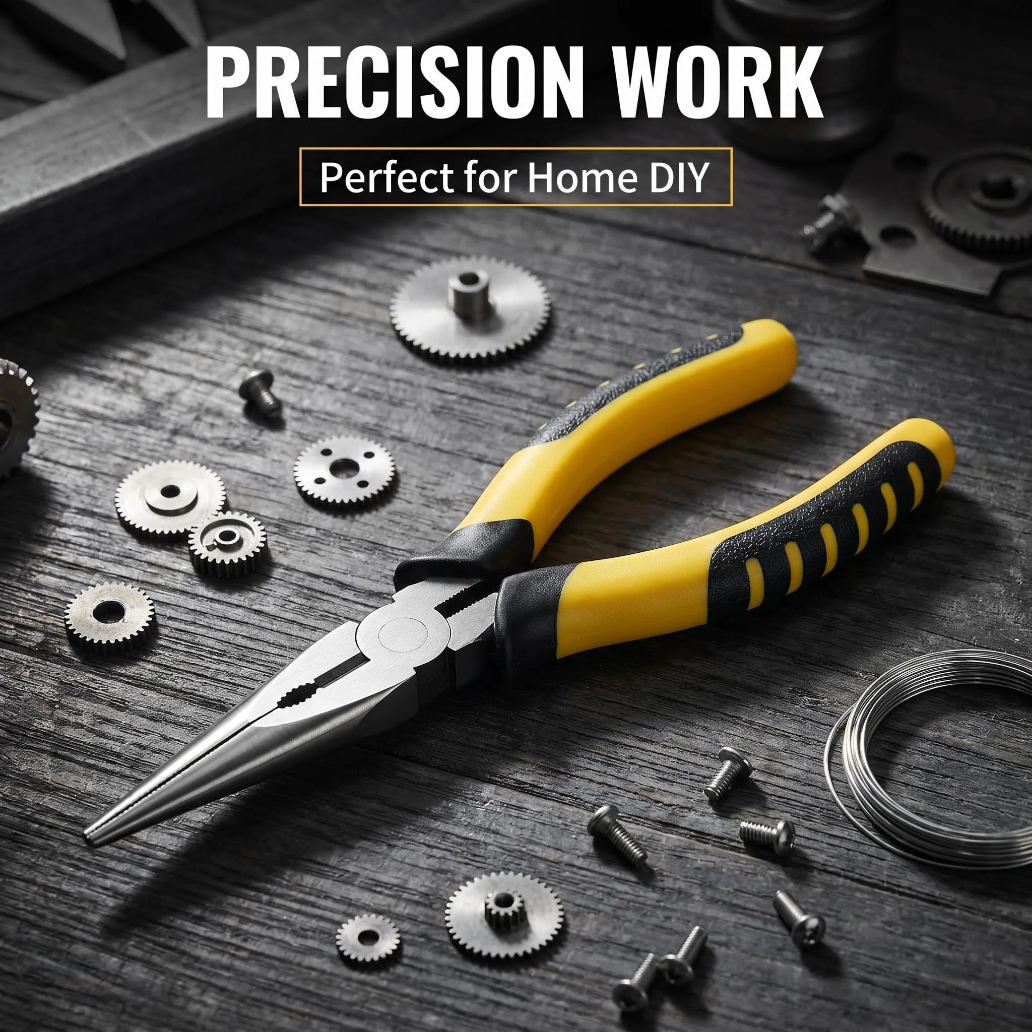 Electric Wire Pliers Large Opening Sharp Multifunction Tool for Cutting Twisting Gripping Metal Wires Heavy Duty Industrial Tool