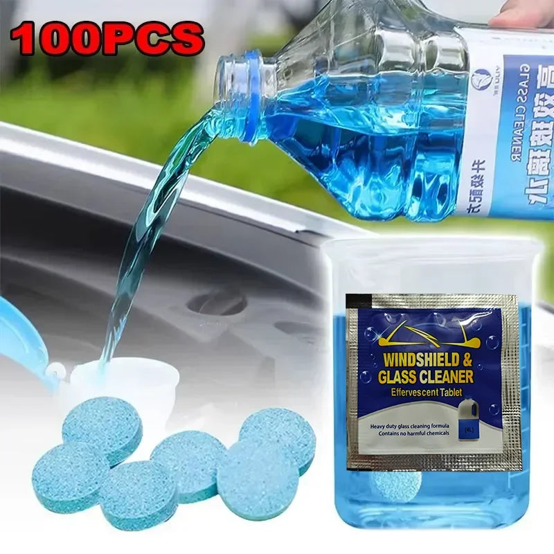 Car effervescent tablets can easily dissolve stains, making driving on rainy days more reassuring!