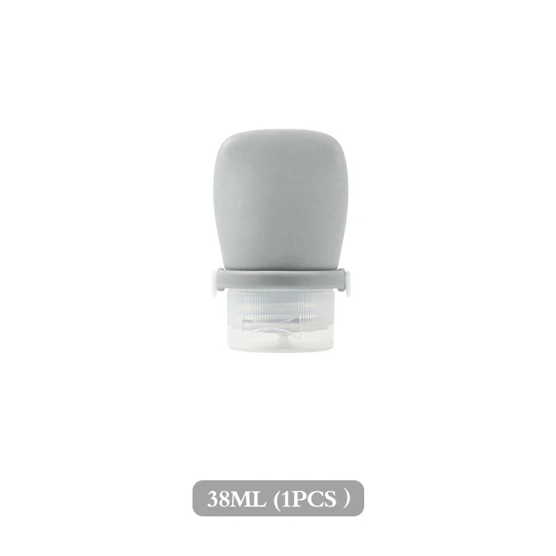 30/60/90ml Silicone Travel Bottles Leak Proof Squeezable Refillable Containers Cosmetic Tube For Lotion Soap Liquids Bottling
