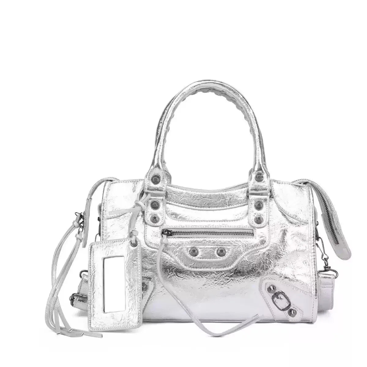 New Handbags European 2026 Tendency Fashion Motorcycle Women Bag Textured Niche Design Stylish Shoulder Crossbody Bag for Women
