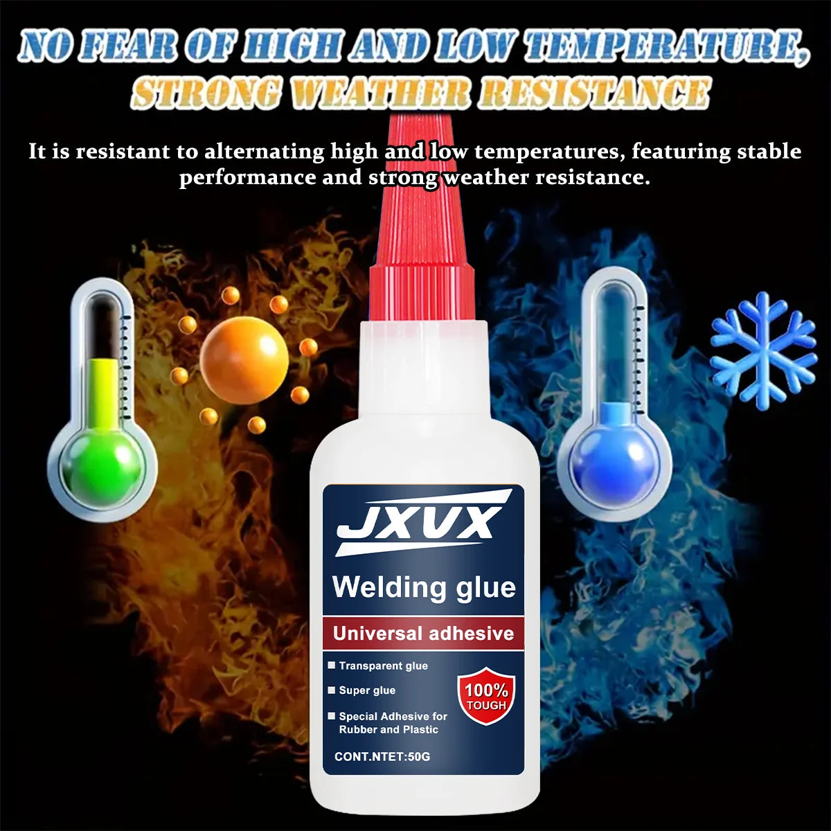 High-strength welding Transparent universal super glue that leaves no marks Glue, ultra-fast drying adhesive, multi-purpose repair adhesive, super strong glue, instant strong glue, 50 g