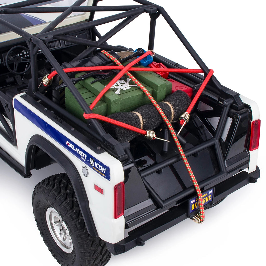 5/10pcs Elastic Bungee Cord Roof Rack Rope Luggage Straps with Hook for 1/10 RC Crawler Car Axial SCX10 TRX4 TRX6 Decorate