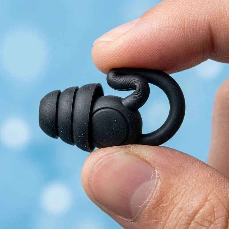 Advanced sense sleep noise reduction earplug, silicone plug super soft, men and women, learning travel swimming