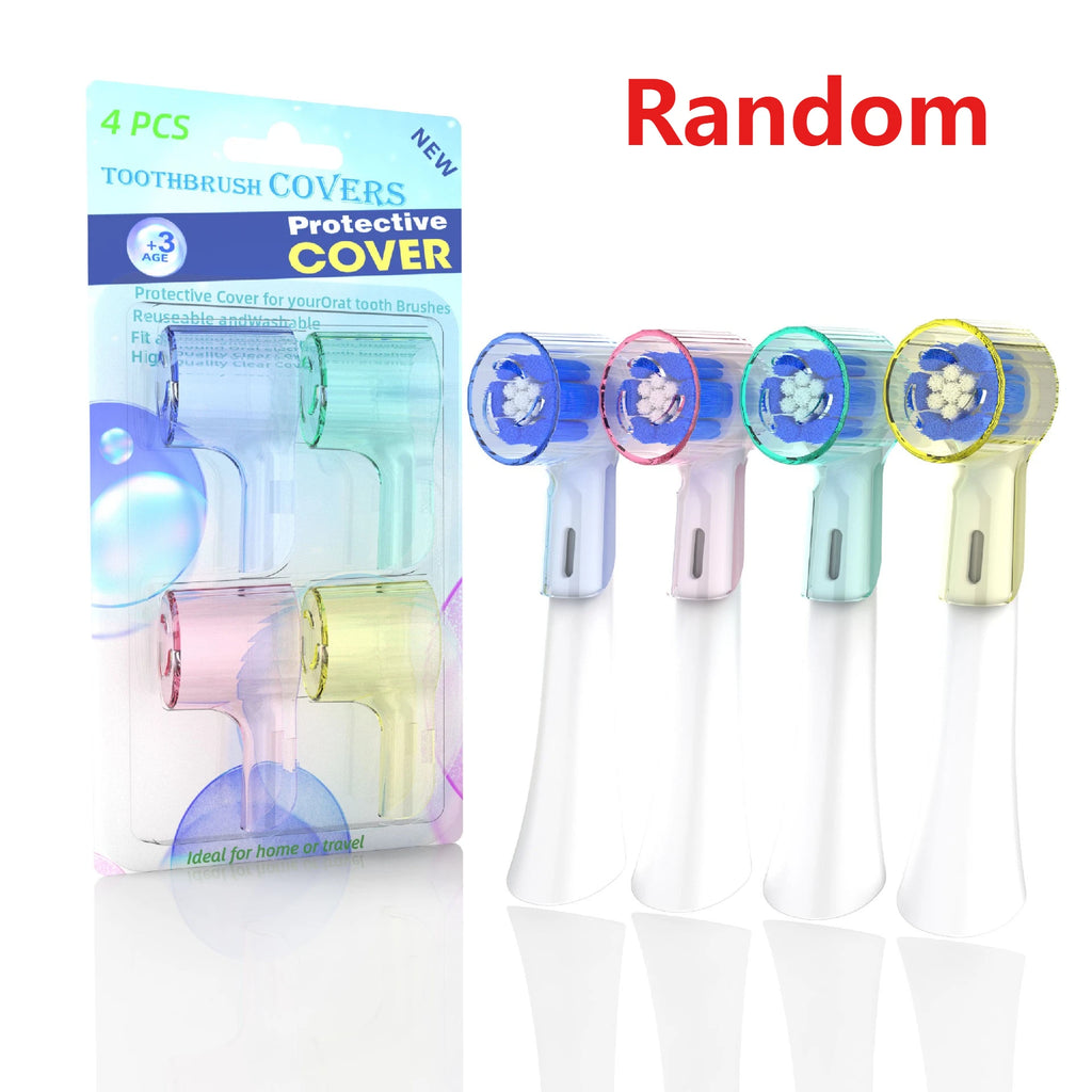 Toothbrush Dustproof Covers Caps Compatible with Braun Oral B Replacement Heads & IO Series Electric Toothbrush Head Protector