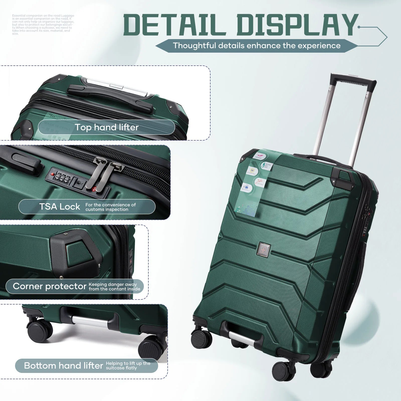 Multi Functional Large Capacity Luggage, Travel Suitcase, Luggage rack, Sturdy and Durable Boarding Case, Students and Bussiness