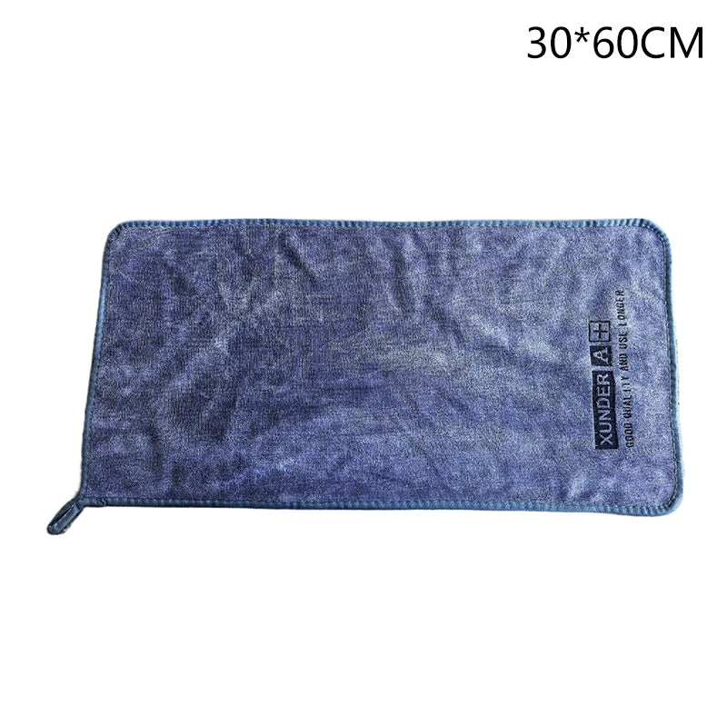 【M】Car Wash High End Microfiber Towel Car Cleaning Drying Cloth Hemming Car Care Cloth Detailing Wash Towel