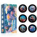 Galaxy Projector Disc Projector Slide 4K Replaceable 6 HD Galaxy Discs Night Light Projector Starry Sky Lamp (Device Not Include