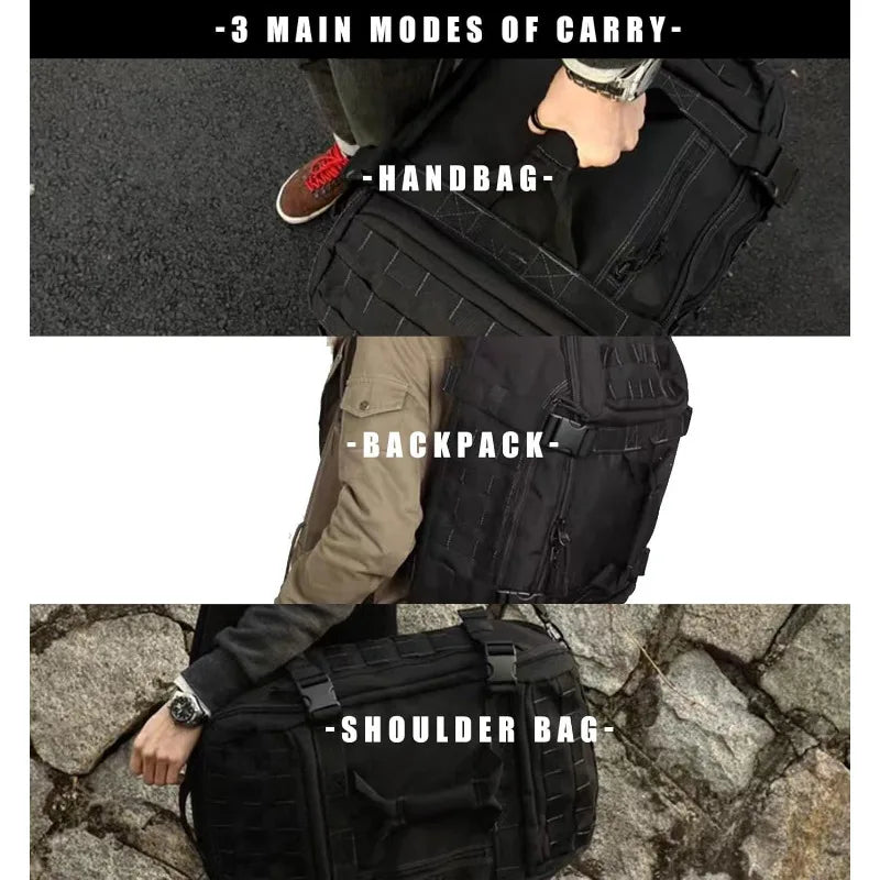 25L 45L 80L Sport Travel Bag Molle Tactical Backpack Gym Fitness Bag Large Duffle Bags for Camping Hunting Fishing