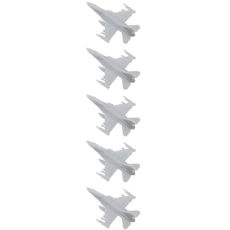 5PCS F-16C Fighting Falcon Resin Fighter Aircraft Battle-plane 1/2000 1/700 1/350 Length 6mm 21mm 42mm Mini Aeroplane Model