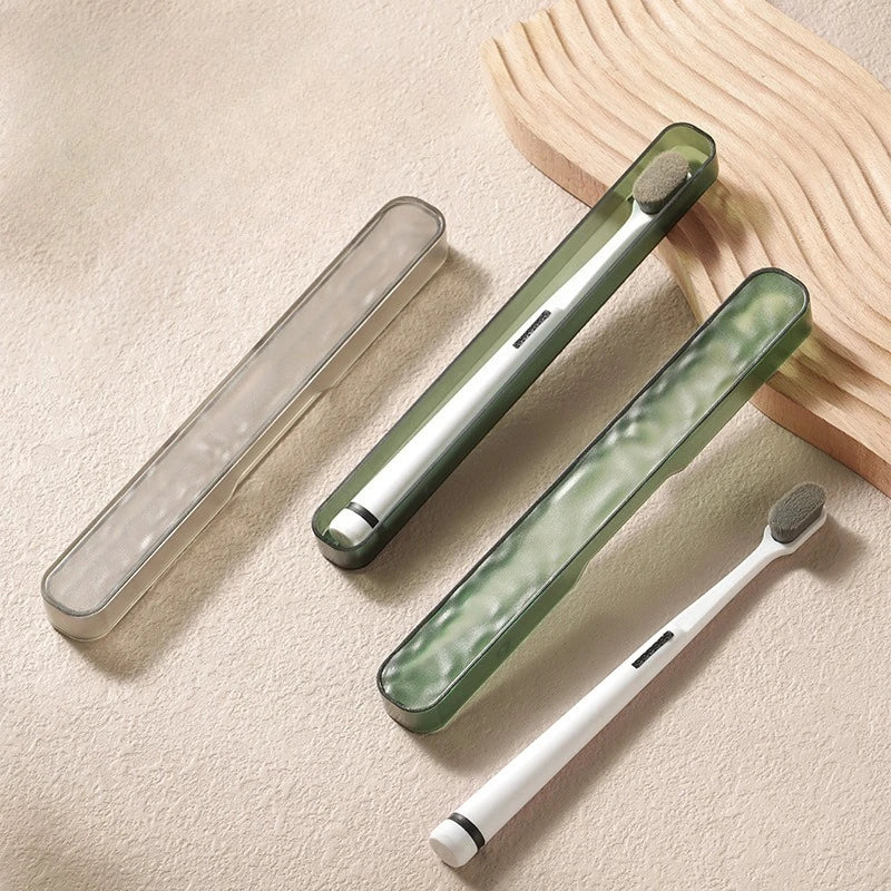 Toothbrush storage box, household carry-on water ripple travel compact portable toothpaste toothbrushes dust storage box