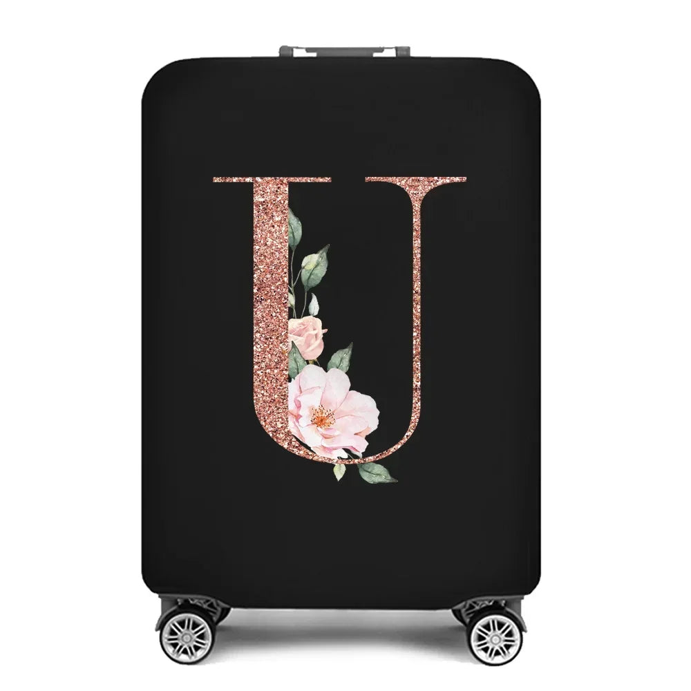 Stretch Luggage Covers 18-32 Protector Travel Luggage Suitcase Protective Cover Rose Gold Series Dust Covers Travel Organizer