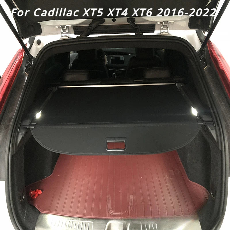 Retractable Trunk Cargo Cover for Cadillac XT5 XT4 XT6 Rear Luggage Security Curtain Partition Privacy Car Accessories