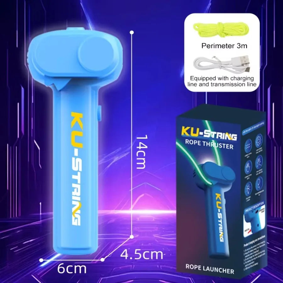 Glow-in-the-Dark Fun Electric Rope Thruster Children's Outdoor New Exotic Decompression Toys Creative Toys for Cats and Pets