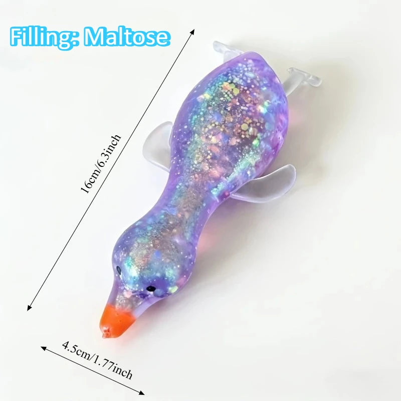 Squishy Antistress Duck Fidgets Toys Cute Goose Animals Vent Toys for Kids Adults Decompression Stretch Toys Friends Best Gift