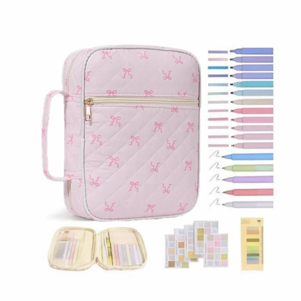 New Floral Design Bible Cover Case Zipper Pocket Handle Storage Bags Bible Cover Bag Prayer