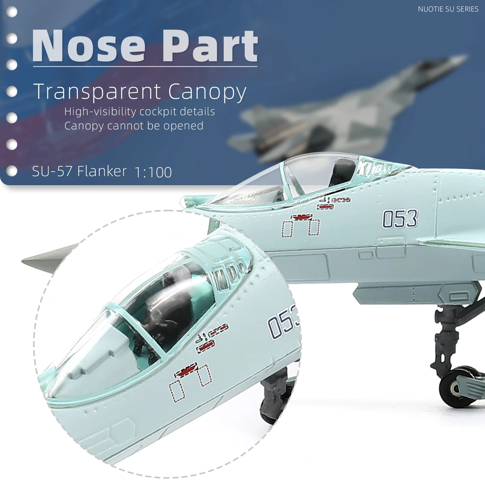 SU57 digital camouflage fighter jet model 1:100 die-cast metal military aircraft aircraft collection gift