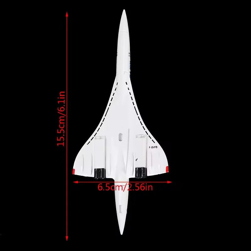New 16cm Concorde Model Plane Alloy Metal Diecast Airplane Air Franch/British Airways United States Concorde Concorde Aircraft