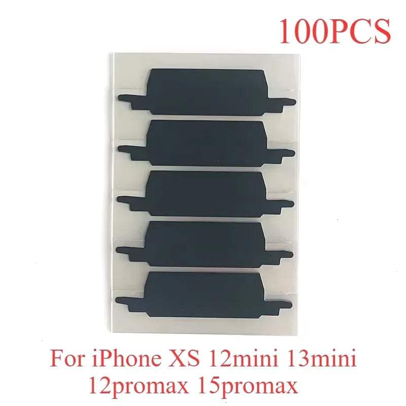 100pcs Battery Insulation Protective Sticker Tape For iPhone X XS Max XR 11 12 Mini 13 Pro 15 LCD Repair Adhesive