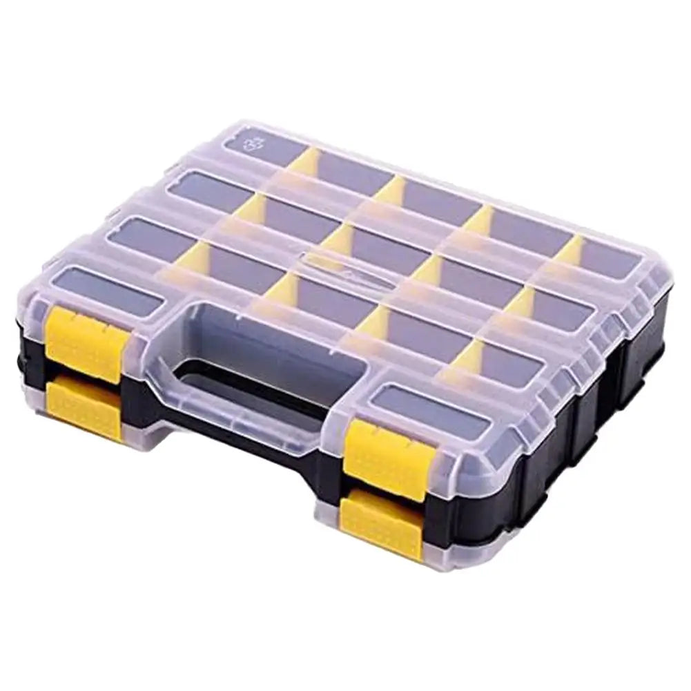 Handheld Tool Box Organizer Sets  Compartment Small Parts Boxes Large Capacity Thickened Plastic Hardware Tool Storage Box