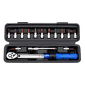 1/4" Drive Adjustable Torque Wrench Quick Release Ratchet Wrench 2-24N.m High Precision Preset Repair Tool for Auto Maintenance