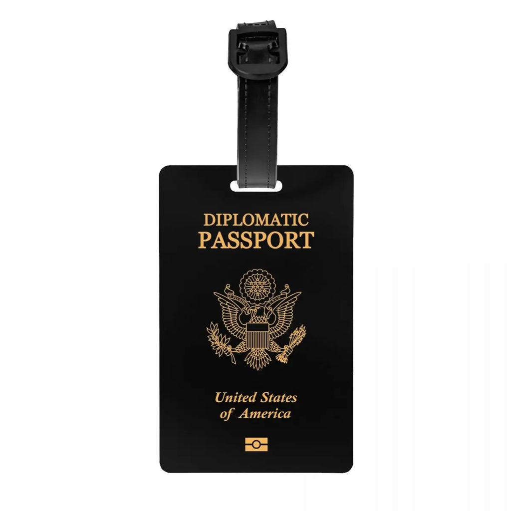Custom Mexico Passport Luggage Tag With Name Card Privacy Cover ID Label for Travel Bag Suitcase