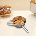 Stainless Steel French Fry Scoop Kitchen Gadgets French Fry Bagger Scoop for Coffee Beans Ice Chips Food Snacks Dry Goods