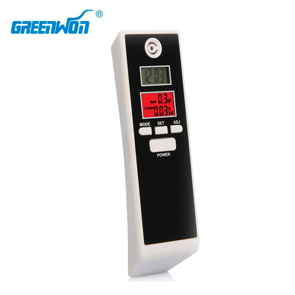 GREENWON Portable Digital Breathalyzer Alcohol Tester with Dual Display Screen AT-661S