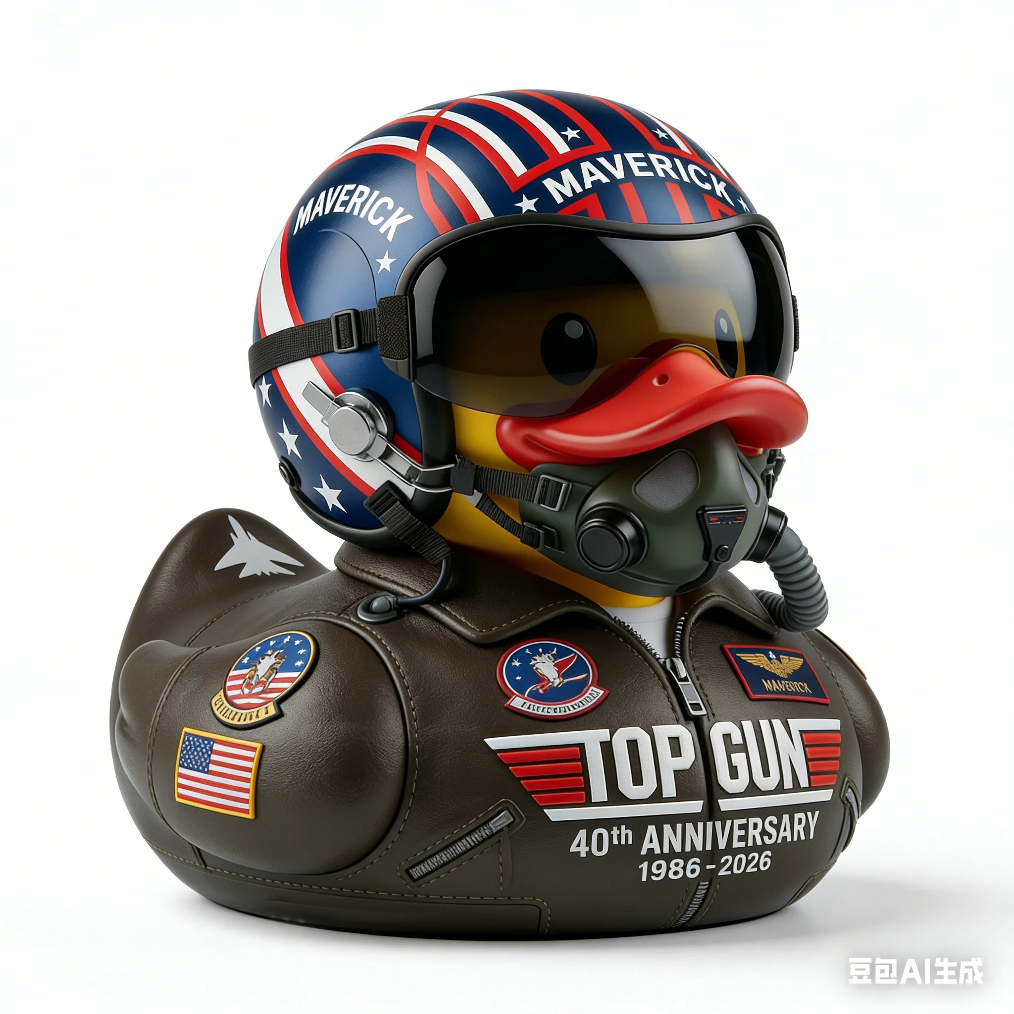 Top Gun 40th Anniversary Keychain & Duck ,Home Desktop Decorations Small Gift 2026 New 40th Anniversary Fan Exclusive Gift