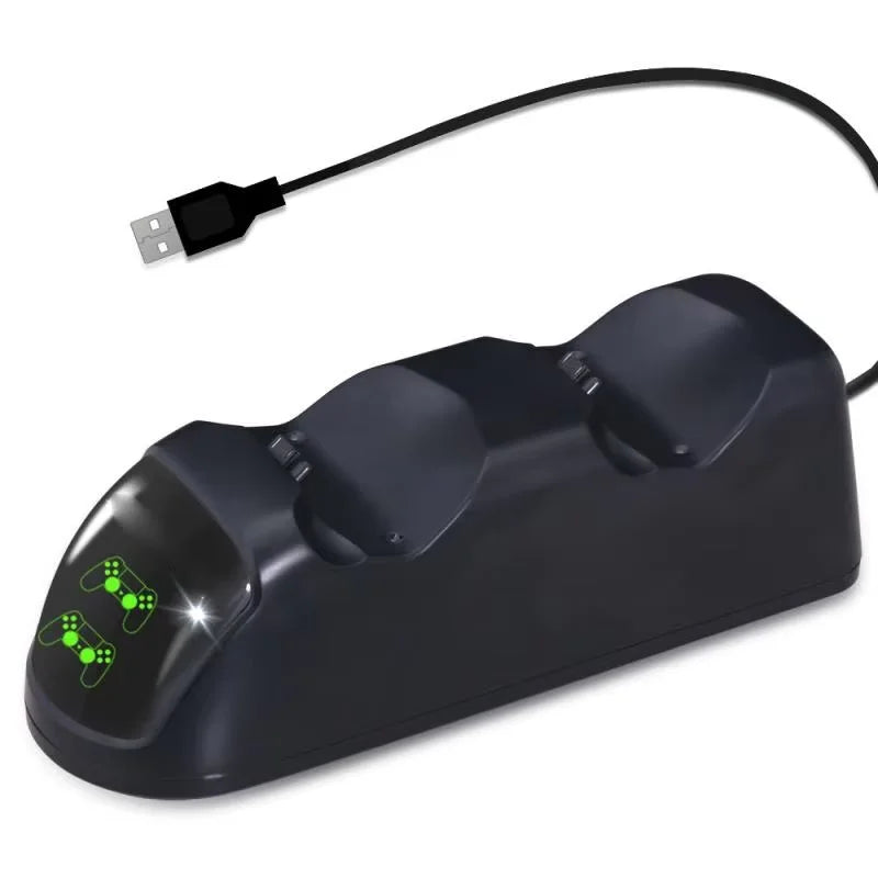 DATA FROG PS4 Charging Station Controller Charger For Wireless PS4 USB Dual Dock Station For PS4 Slim / PS4 Pro