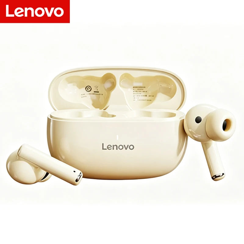 Lenovo TA210 Wireless Bluetooth 5.4 Headset Long Battery Life Sports Ear Clip Earphones HIFI Stereo Noise Cancelling Headphones