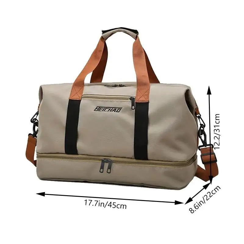 Travel Gym Bag Short-distance Luggage Portable Fitness Bags Shoulder Crossbody Chest Bag Handbags Duffle Carry On Weekender Bag
