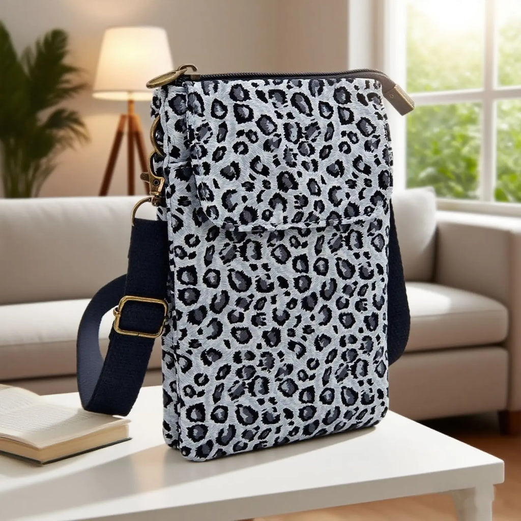 Fresh countryside fabric crossbody phone bag - floral five-layer crossbody women's bag