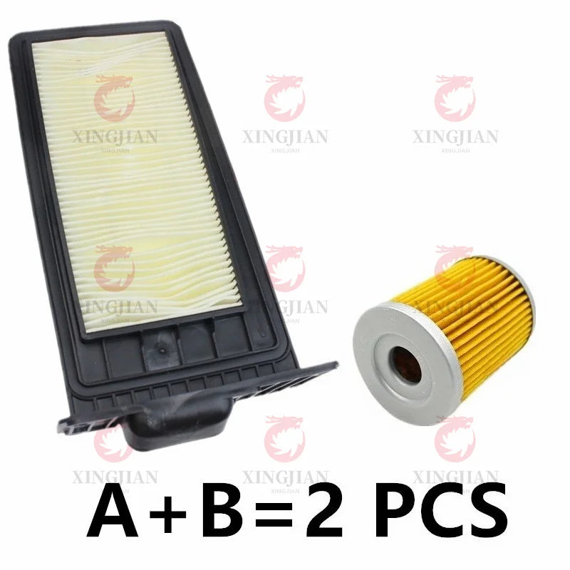 Motorcycle Air Filter Oil Filter Drive Element For SYM MAXSYM400i MAXSYM400 MAXSYM600i MAXSYM600 Intake Cleaner Replacement Part