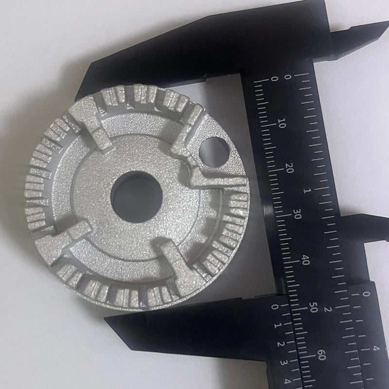 High temperature resistant AL base without caps heat resist aluminum parts seat burner for 55/75/100/130/135mm cap